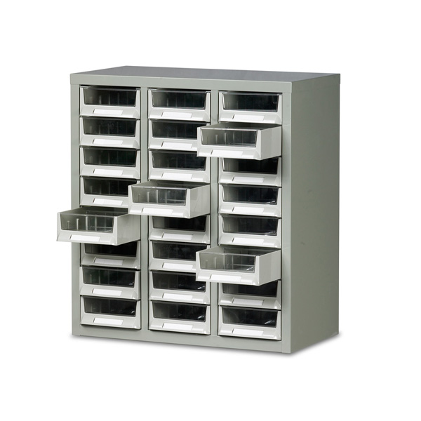 Ref: B052003 Small Parts Box Cabinet 24 Drawer Unit Complete with 24 Drawers and 24 Dividers (144 kg)